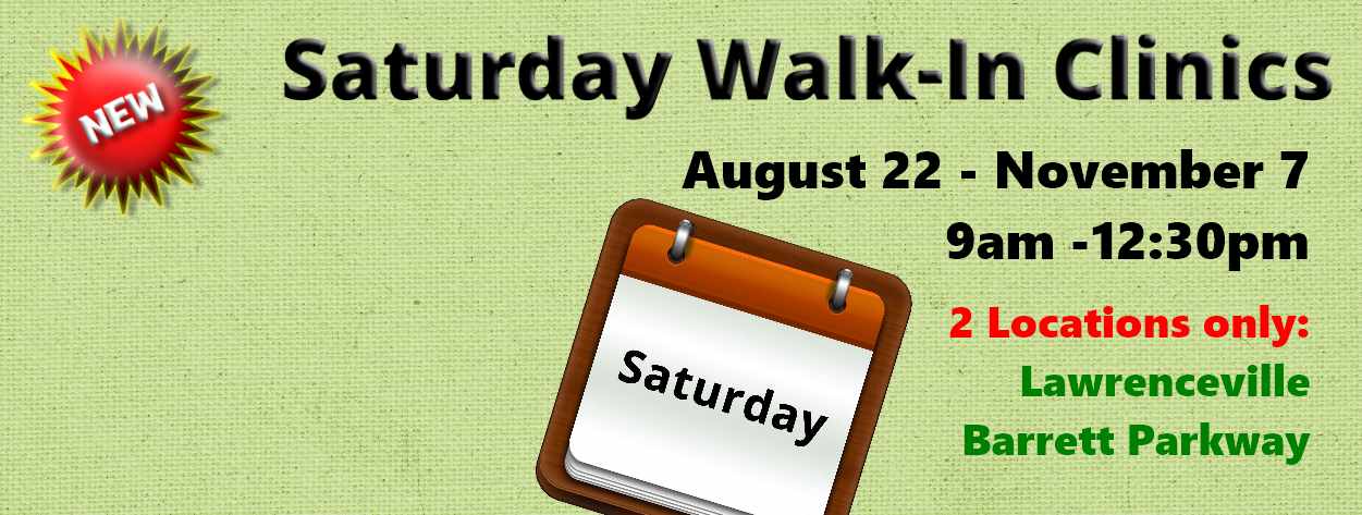 Saturday Walk-In Clinic Saturday Clinic